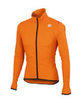 SPORTFUL Cyklistická větruodolná bunda - HOT PACK 6 - oranžová
