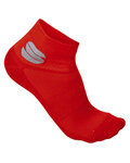 SPORTFUL Cyklistické ponožky kotníkové - RIDE 6 - červená