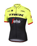 SPORTFUL Cyklistický dres s krátkým rukávem - TREK SEGAFREDO 2017 - černá/žlutá