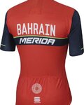 SPORTFUL Cyklistický dres s krátkým rukávem - BAHRAIN MERIDA 2017 - červená/černá