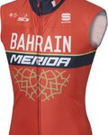 SPORTFUL Cyklistická vesta - BAHRAIN MERIDA 2017 - černá/červená