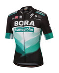 SPORTFUL Cyklistický dres s krátkým rukávem - BORA HANSGROHE 2020 - zelená/černá