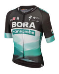 SPORTFUL Cyklistický dres s krátkým rukávem - BORA HANSGROHE 2020 - zelená/černá