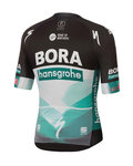 SPORTFUL Cyklistický dres s krátkým rukávem - BORA HANSGROHE 2020 - zelená/černá