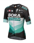 SPORTFUL Cyklistický dres s krátkým rukávem - BORA HANSGROHE 2020 - černá/zelená
