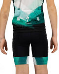 SPORTFUL Cyklistické kalhoty krátké bez laclu - BORA 2021 KIDS BOH - černá/zelená