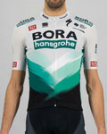 SPORTFUL Cyklistický dres s krátkým rukávem - BORA HANSGROHE 2021 - šedá/zelená