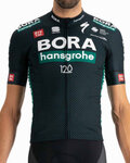 SPORTFUL Cyklistický dres s krátkým rukávem - BORA HANSGROHE 2021 - zelená/šedá