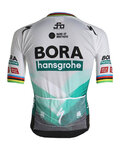 SPORTFUL Cyklistický dres s krátkým rukávem - BORA HANSGROHE 2021 - šedá/zelená