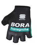 SPORTFUL Cyklistické rukavice krátkoprsté - BORA HANSGROHE 2019 - černá