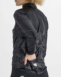 SPORTFUL Cyklistická větruodolná bunda - HOT PACK EASYLIGHT W - černá
