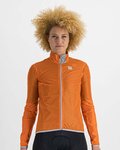 SPORTFUL Cyklistická větruodolná bunda - HOT PACK EASYLIGHT W - oranžová
