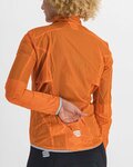 SPORTFUL Cyklistická větruodolná bunda - HOT PACK EASYLIGHT W - oranžová