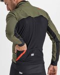 SPORTFUL Cyklistická větruodolná bunda - FIANDRE PRO MEDIUM - zelená/černá