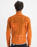 SPORTFUL Cyklistická větruodolná bunda - HOT PACK EASYLIGHT - oranžová