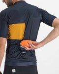 SPORTFUL Cyklistická větruodolná bunda - HOT PACK EASYLIGHT - oranžová