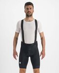 SPORTFUL Cyklistické kalhoty krátké s laclem - BODYFIT PRO LTD - černá