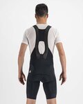 SPORTFUL Cyklistické kalhoty krátké s laclem - BODYFIT PRO LTD - černá
