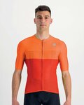 SPORTFUL Cyklistický dres s krátkým rukávem - LIGHT PRO - oranžová