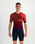 SPORTFUL Cyklistický dres s krátkým rukávem - BOMBER - červená