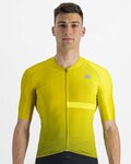 SPORTFUL Cyklistický dres s krátkým rukávem - BOMBER - žlutá