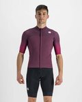SPORTFUL Cyklistický dres s krátkým rukávem - MIDSEASON PRO - bordó