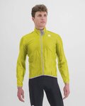 SPORTFUL Cyklistická větruodolná bunda - HOT PACK EASYLIGHT - žlutá
