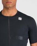 SPORTFUL Cyklistický dres s krátkým rukávem - MATCHY - černá
