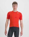 SPORTFUL Cyklistický dres s krátkým rukávem - MATCHY - červená