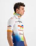 SPORTFUL Cyklistický nákrčník - TOTAL ENERGIES 2022 - oranžová/bílá/modrá/žlutá