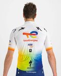 SPORTFUL Cyklistická vesta - TOTAL ENERGIES 2022 - oranžová/modrá/žlutá/bílá