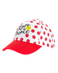 TDF Cyklistická čepice - TOUR DE FRANCE 2021 - červená/bílá