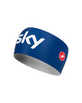 CASTELLI Cyklistická čelenka - TEAM SKY 2019 VIVA - černá