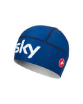 CASTELLI Cyklistická čepice - TEAM SKY 2019 VIVA - modrá