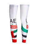 Cyklistické návleky po celé délce nohy - UAE 2019  - červená/bílá/zelená/černá