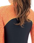 UYN Cyklistický dres s dlouhým rukávem zimní - SPECTRE LADY WINTER - oranžová
