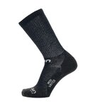 UYN Cyklistické ponožky klasické - AERO WINTER LADY - černá/bílá