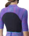 UYN Cyklistický dres s krátkým rukávem - BIKING WAVE LADY - fialová