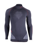 UYN Cyklistické triko s dlouhým rukávem - EVOLUTYON - černá/šedá