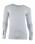 UYN Cyklistické triko s dlouhým rukávem - ENERGYON - bílá