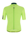 SANTINI Cyklistický dres s krátkým rukávem - COLORE PURO - světle zelená