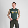SPORTFUL Cyklistický dres s krátkým rukávem - SUPERGIARA 2 - zelená/zlatá