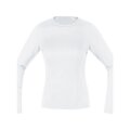 GORE Cyklistické triko s dlouhým rukávem - BASE LAYER - bílá