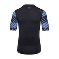 GORE Cyklistický dres s krátkým rukávem - SWIFTRIDE OPTICAL - černá/modrá