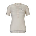 SCOTT Cyklistický dres s krátkým rukávem - ENDURANCE LT W - bílá