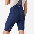 CASTELLI Cyklistické kalhoty krátké s laclem - AERO RACE S - šedá