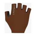 CASTELLI Cyklistické rukavice krátkoprsté - ESPRESSO - hnědá