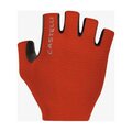 CASTELLI Cyklistické rukavice krátkoprsté - ESPRESSO - červená