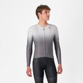CASTELLI Cyklistický dres s dlouhým rukávem letní - UPF LONG - stříbrná/šedá