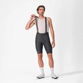 CASTELLI Cyklistické kalhoty krátké s laclem - ESPRESSO 2 - šedá